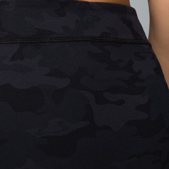 LULULEMON City Skirt Savasana Camo Black / Soot Size 6 - Picture 4 of 5